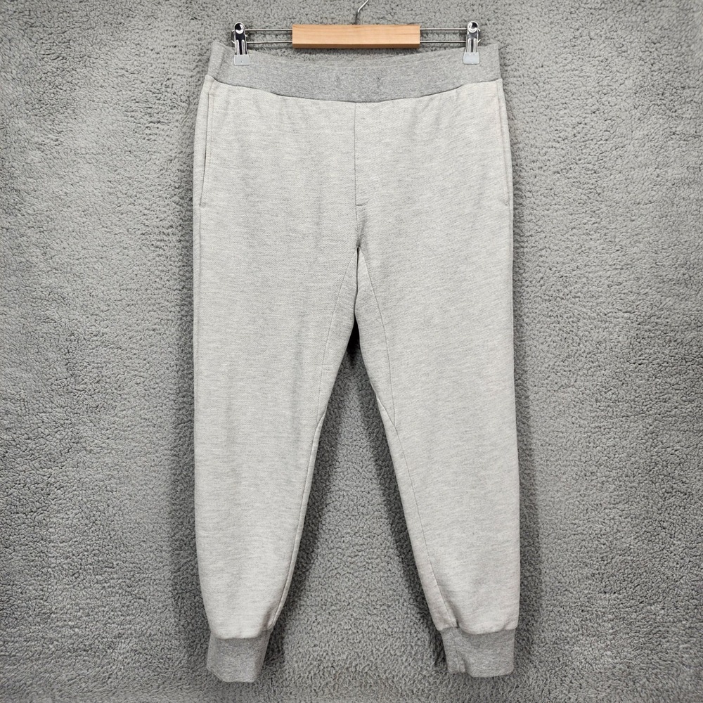 Theory Womens Axis French Terry Joggers Heather Grey Sweatpants Size M USA